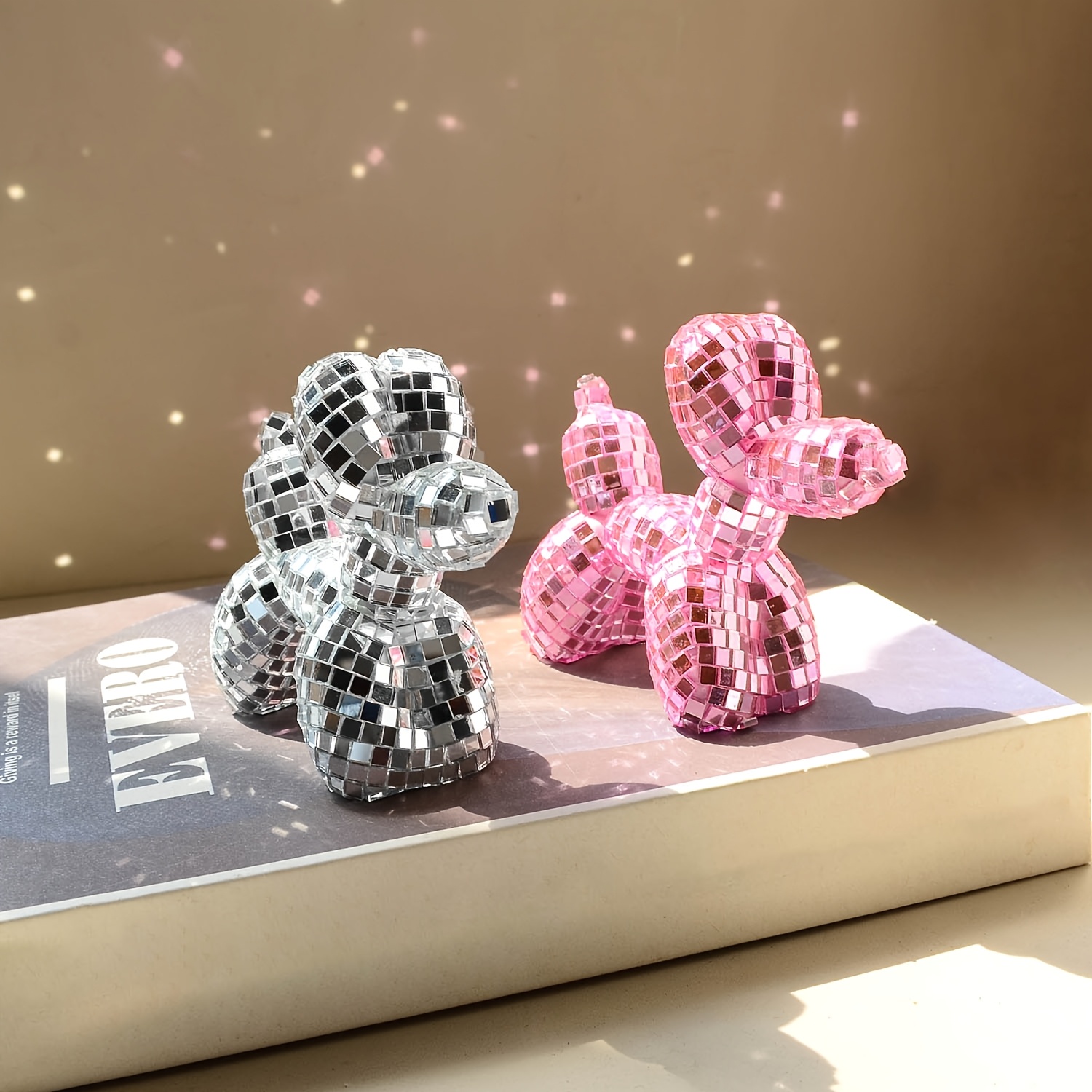 Confetti Balloon Set - 1pc Disco Mirror Balloon Puppy Cute