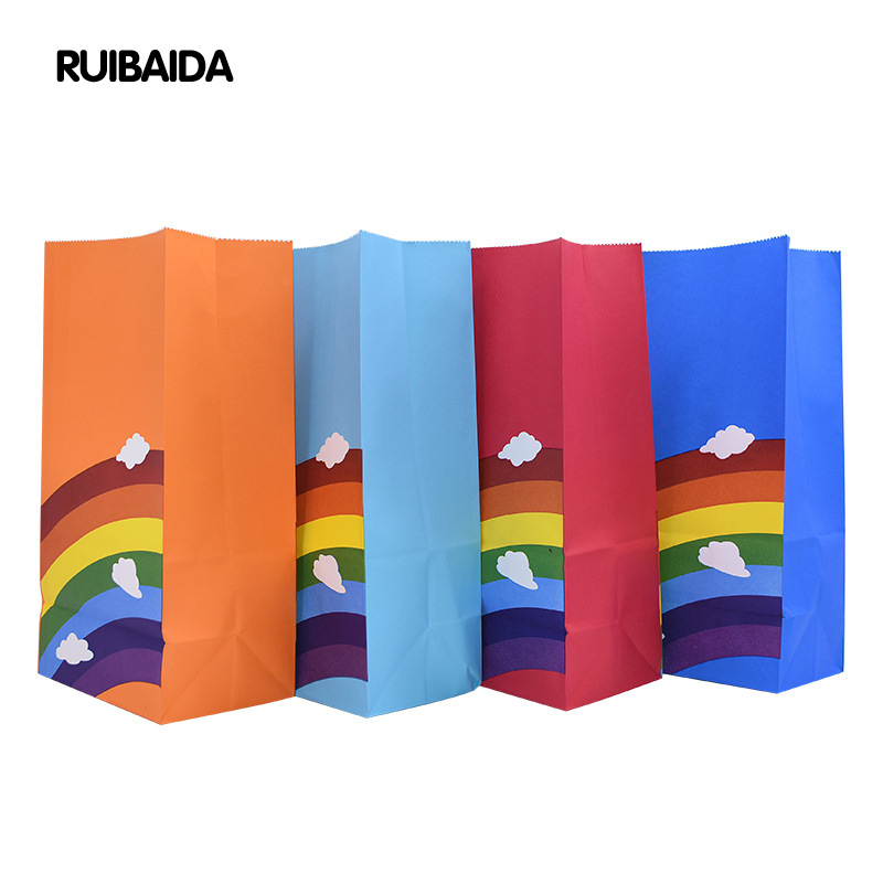 10/20/25pcs Kraft Rainbow Food - đánh giá và giá Wedding Event Supply