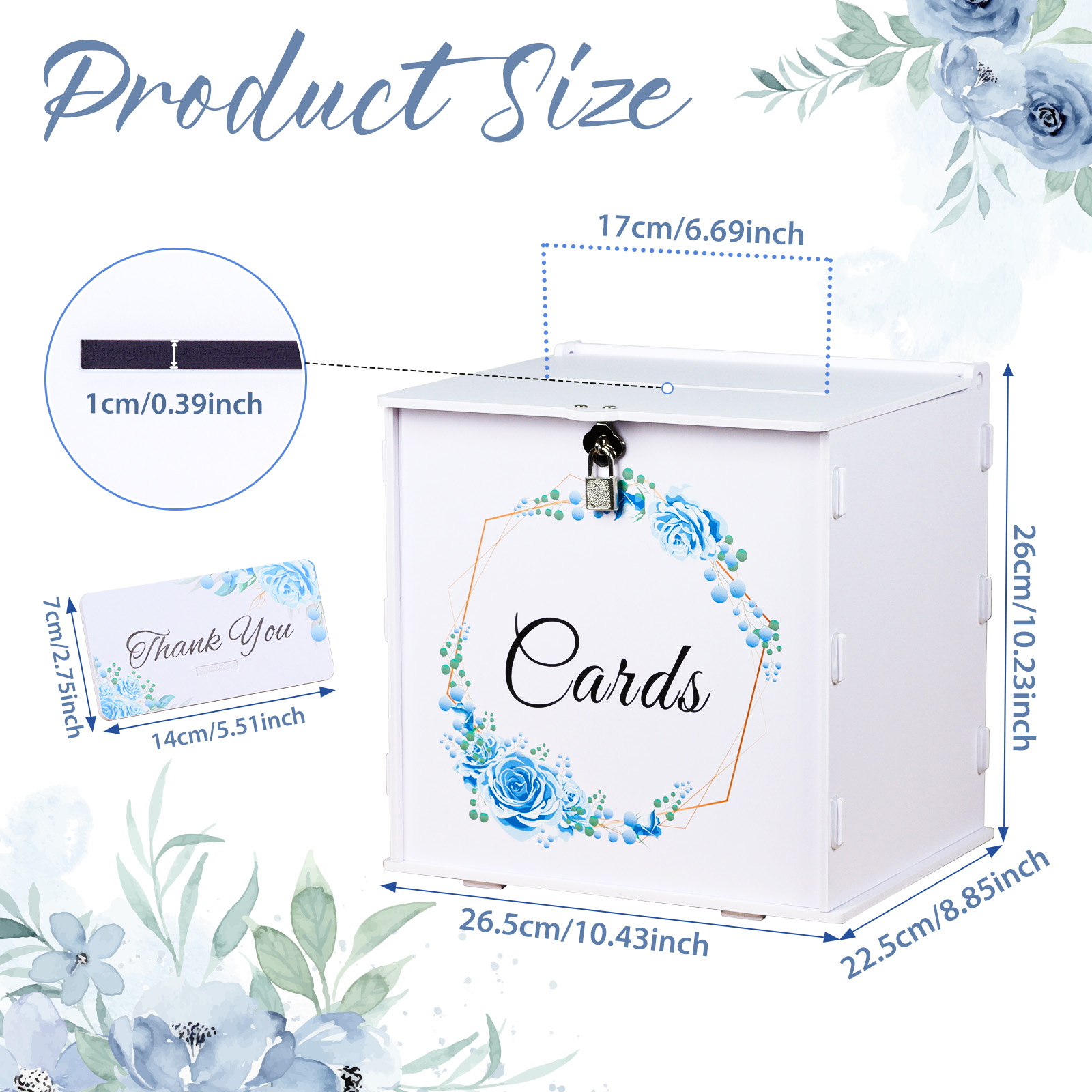 White Wedding Card Box with Lo - đánh giá và giá Wedding Card Box