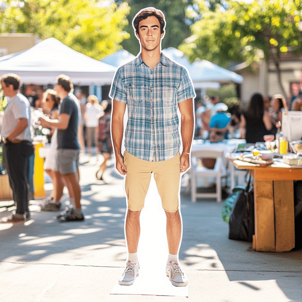 Custom Life Size Cardboard Cut - đánh giá và giá Photo Booth Prop