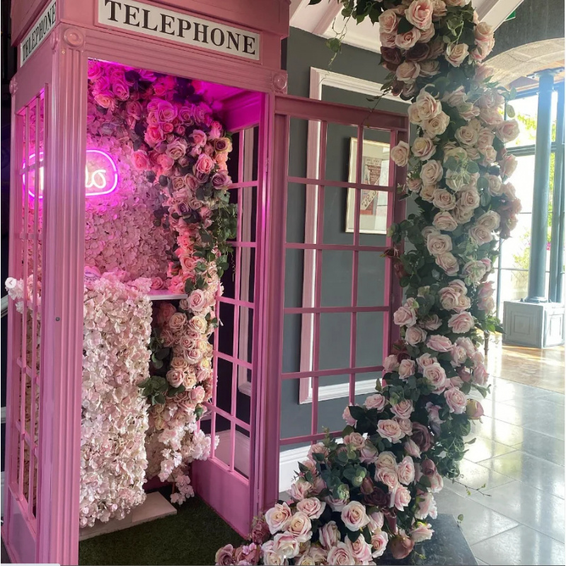 custom.Pink Telephone Booth wi - đánh giá và giá Photo Booth Prop