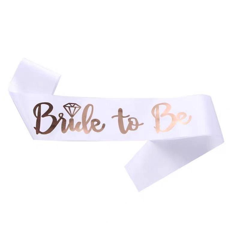 1Set Rose Gold Team Bride To B - đánh giá và giá Bride Tribe Sash