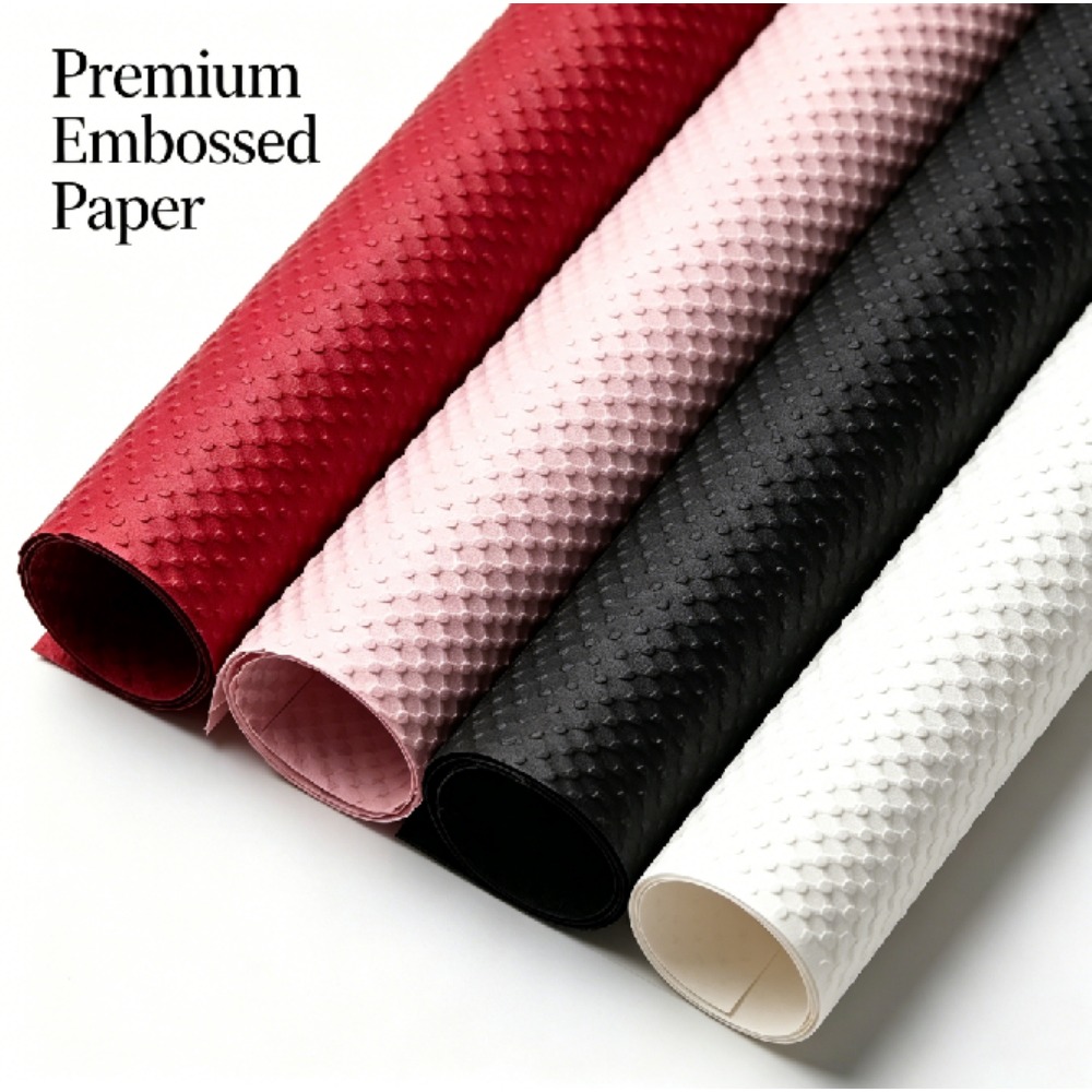 3D Dot Embossed Floral Wrap Pa - đánh giá và giá Good Floral & Wedding Decor Supply Photos