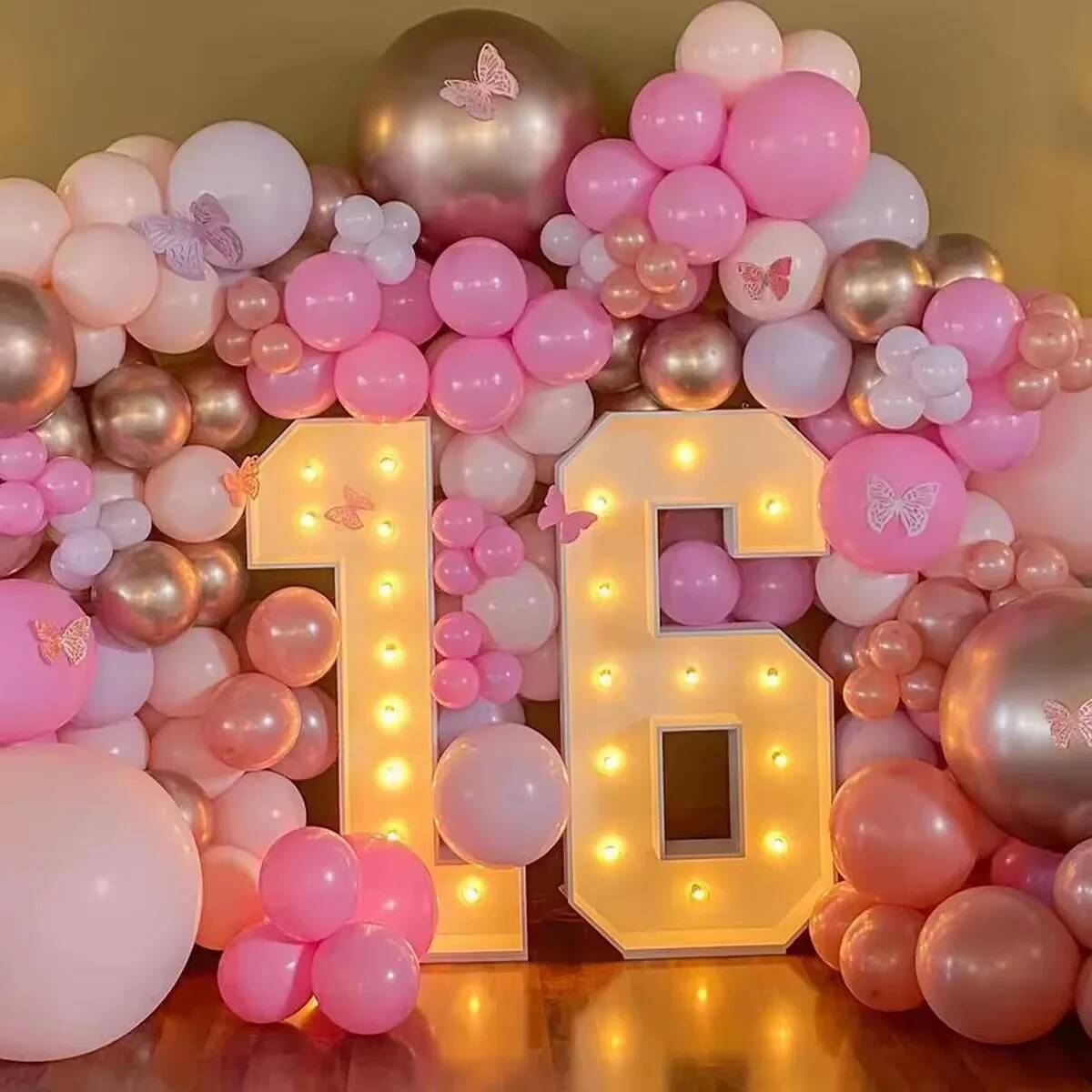 Giant Number Led Light for Kid - đánh giá và giá Confetti Balloon Set