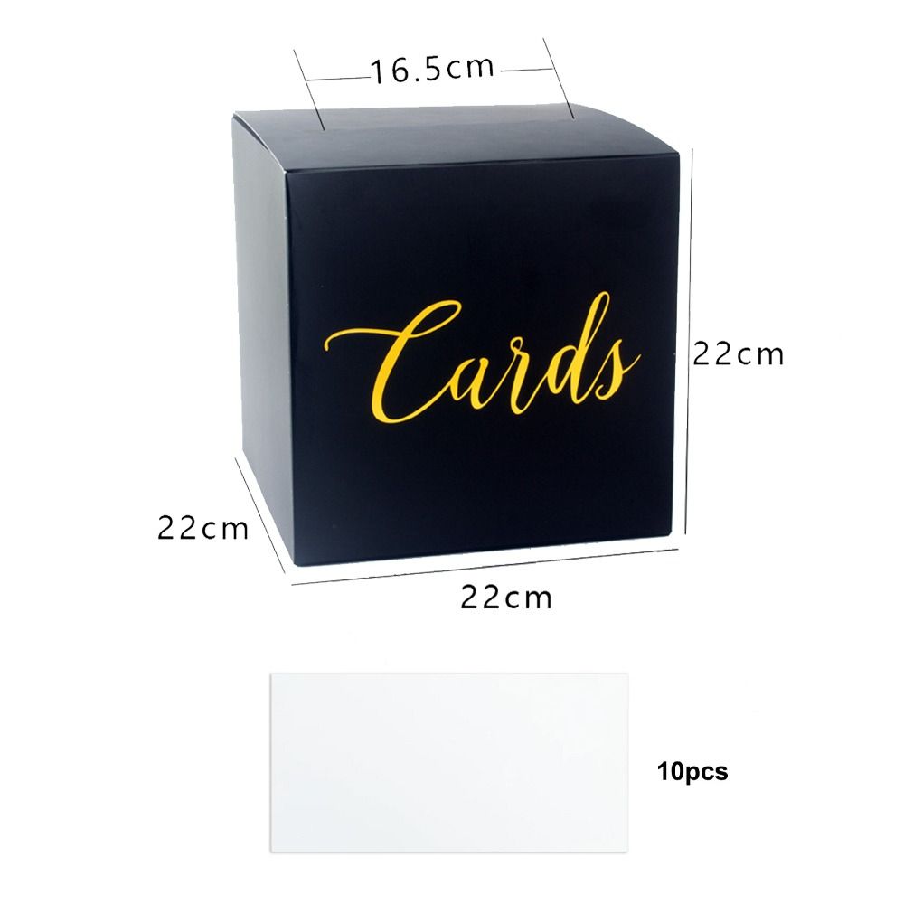 Storage Box White Black Weddin - đánh giá và giá Wedding Card Box