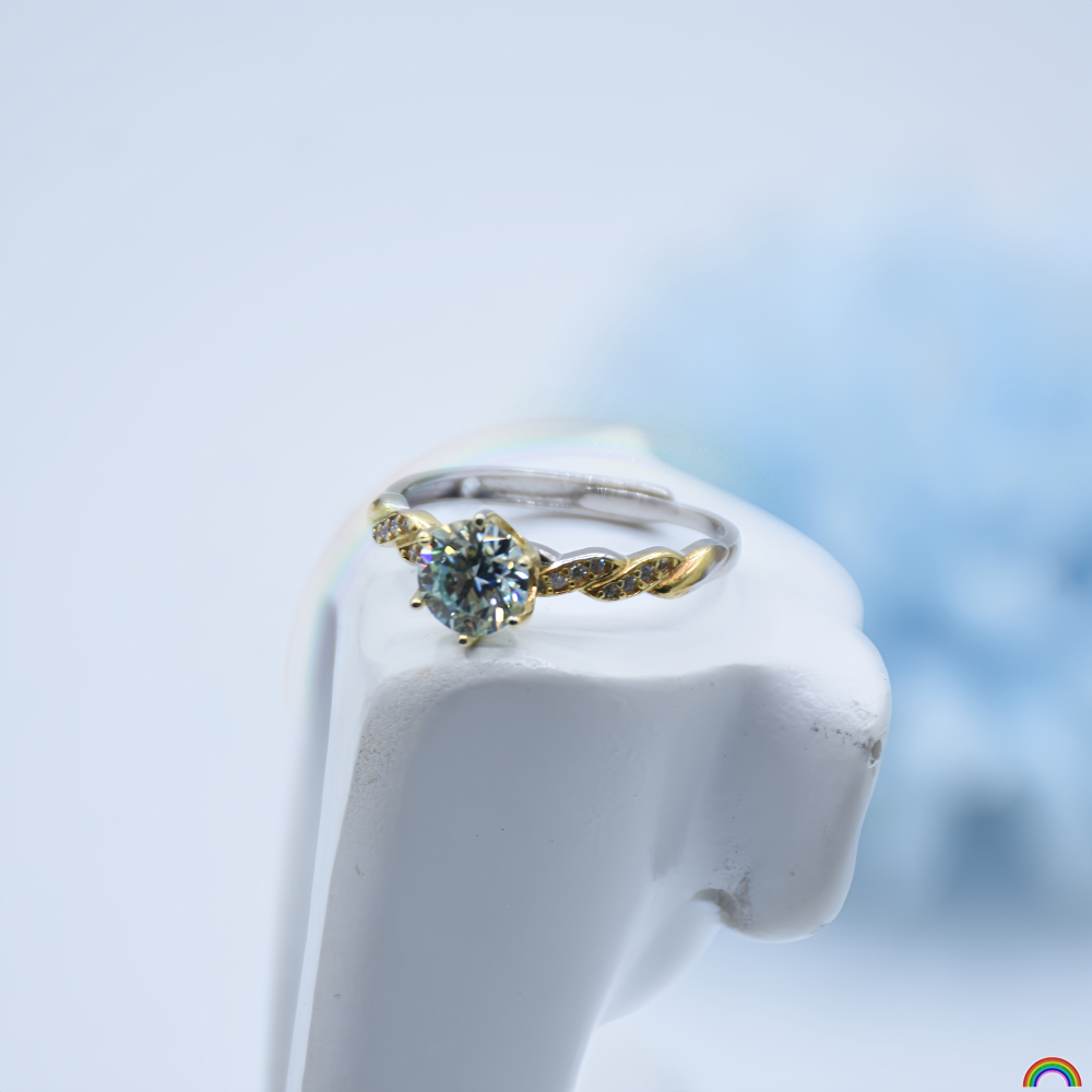S925 silver inlaid moissanite  - đánh giá và giá Wedding Superstar