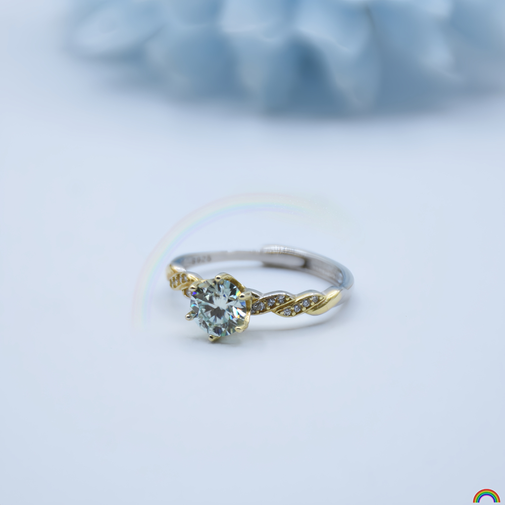 S925 silver inlaid moissanite  - đánh giá và giá Wedding Superstar