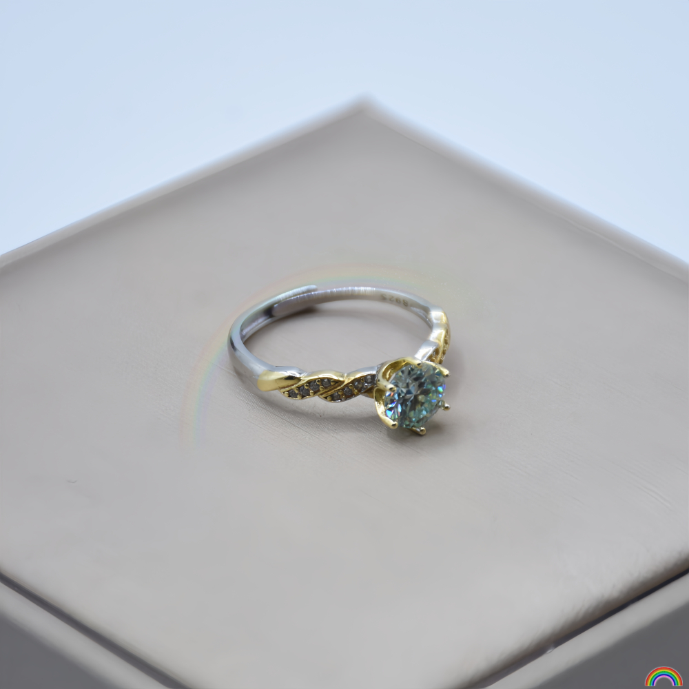 S925 silver inlaid moissanite  - đánh giá và giá Wedding Superstar