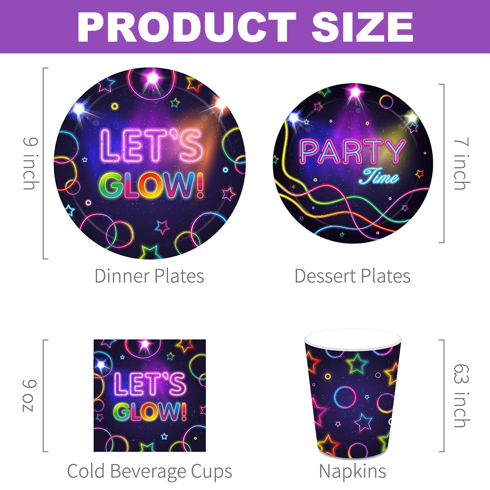 Let‘s Glow Party Tableware Cup - đánh giá và giá Confetti Balloon Set