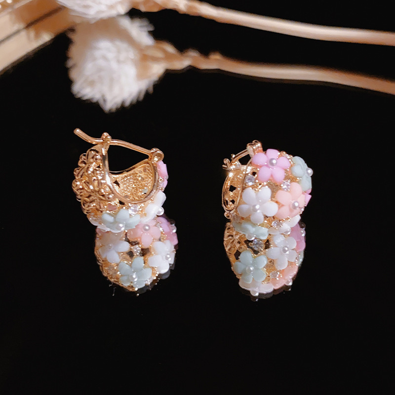 Fashionable Zircon Pearl Flowe - đánh giá và giá Wedding Hampers