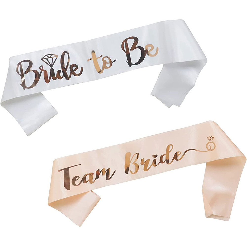1Set Rose Gold Team Bride To B - đánh giá và giá Bride Tribe Sash