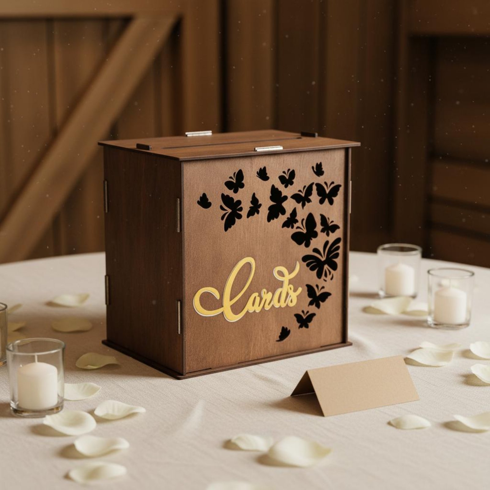Wedding Card Box Cards Slot Wo - đánh giá và giá Wedding Card Box