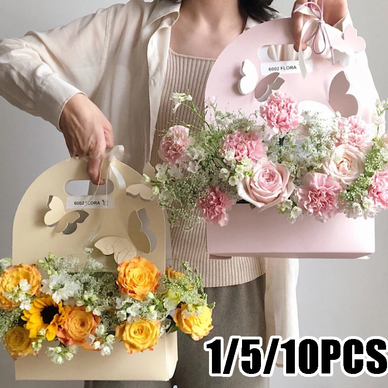1/5/10Pcs Butterfly Flower Box - đánh giá và giá Wedding Hampers