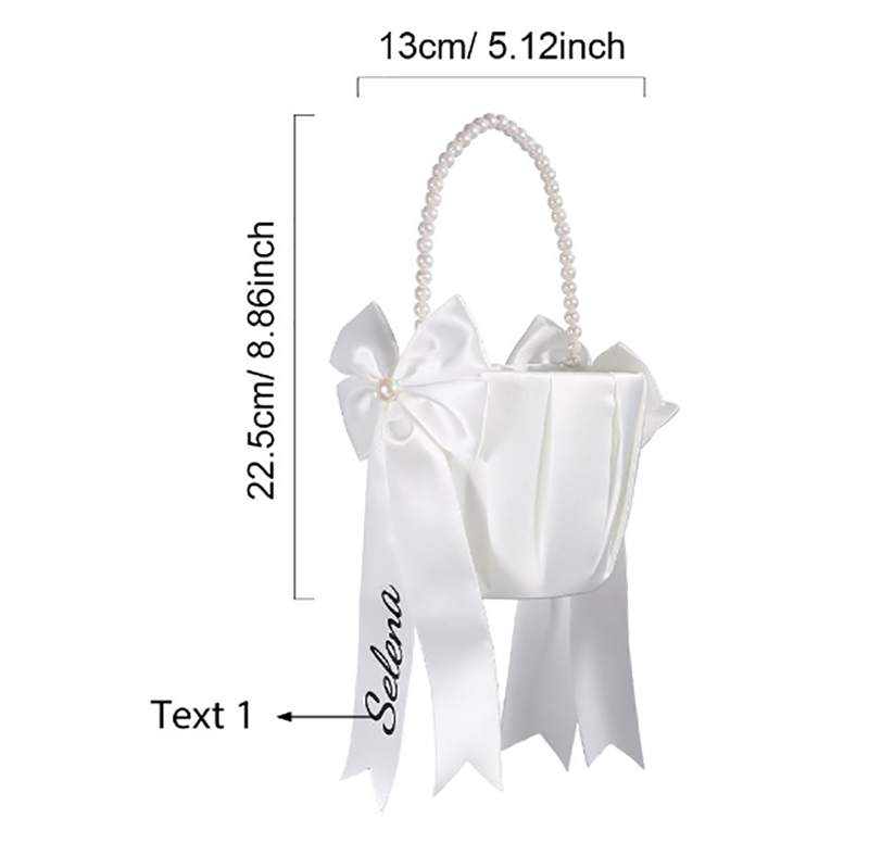 Custom Name Flower Girl Basket - đánh giá và giá Wedding Hampers