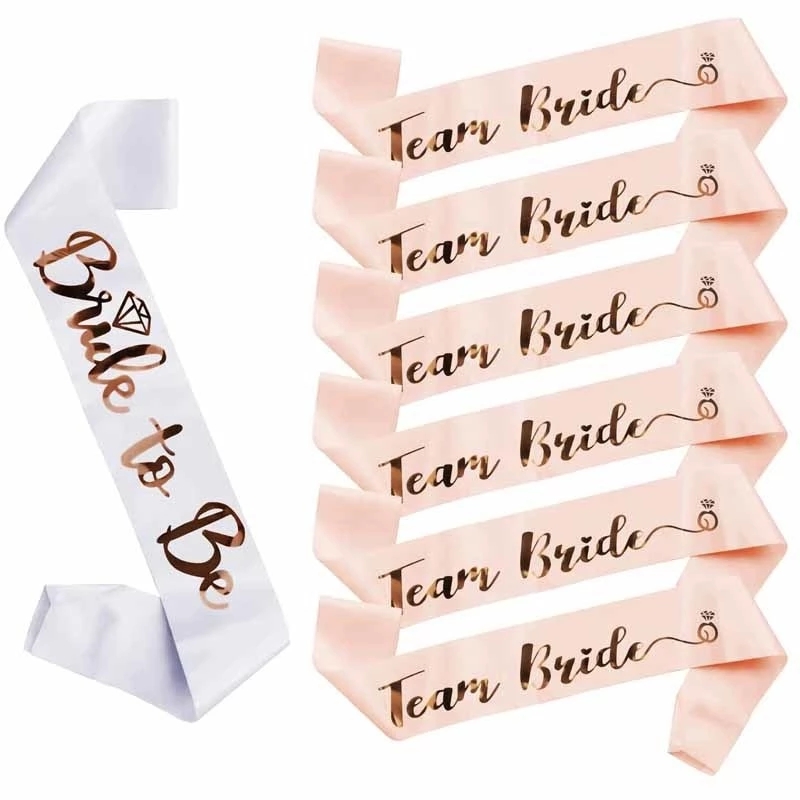 1 Bộ Cô Dâu Được Đội Cô Dâu Sa - đánh giá và giá Bride Tribe Sash