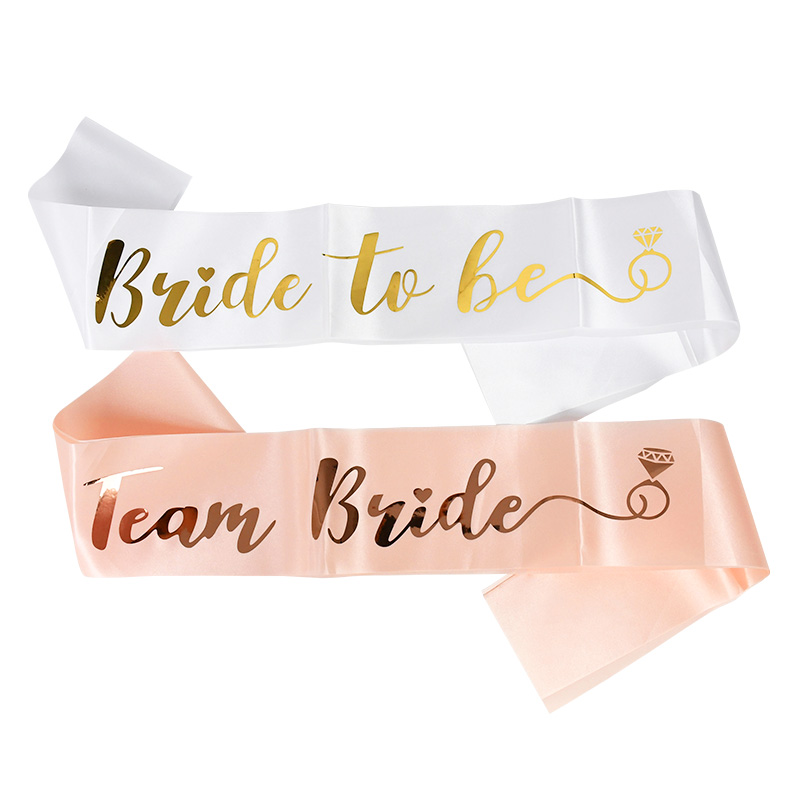 1 Bộ Cô Dâu Được Đội Cô Dâu Sa - đánh giá và giá Bride Tribe Sash