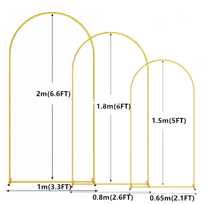 1pc Gold Metal Arch Backdrop S - đánh giá và giá Confetti Balloon Set