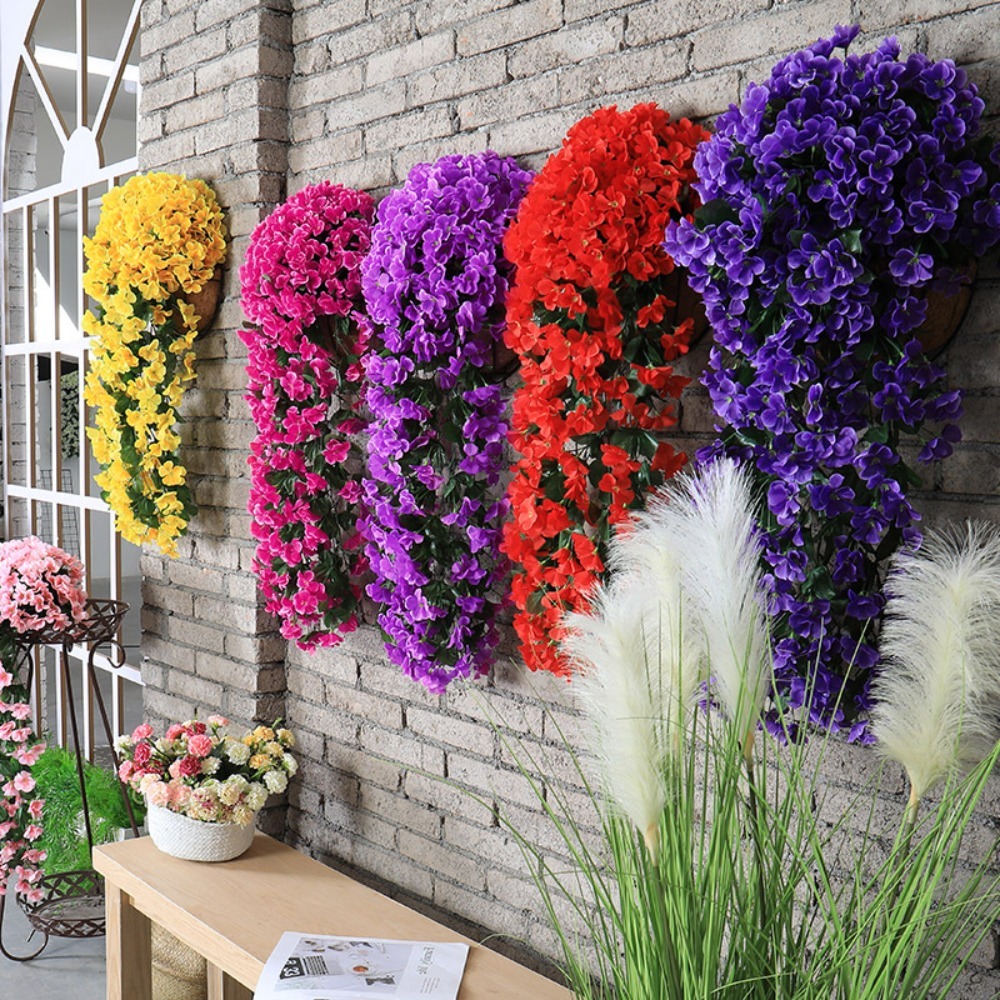 100CM Violet Artificial Flower - đánh giá và giá Wedding Hampers