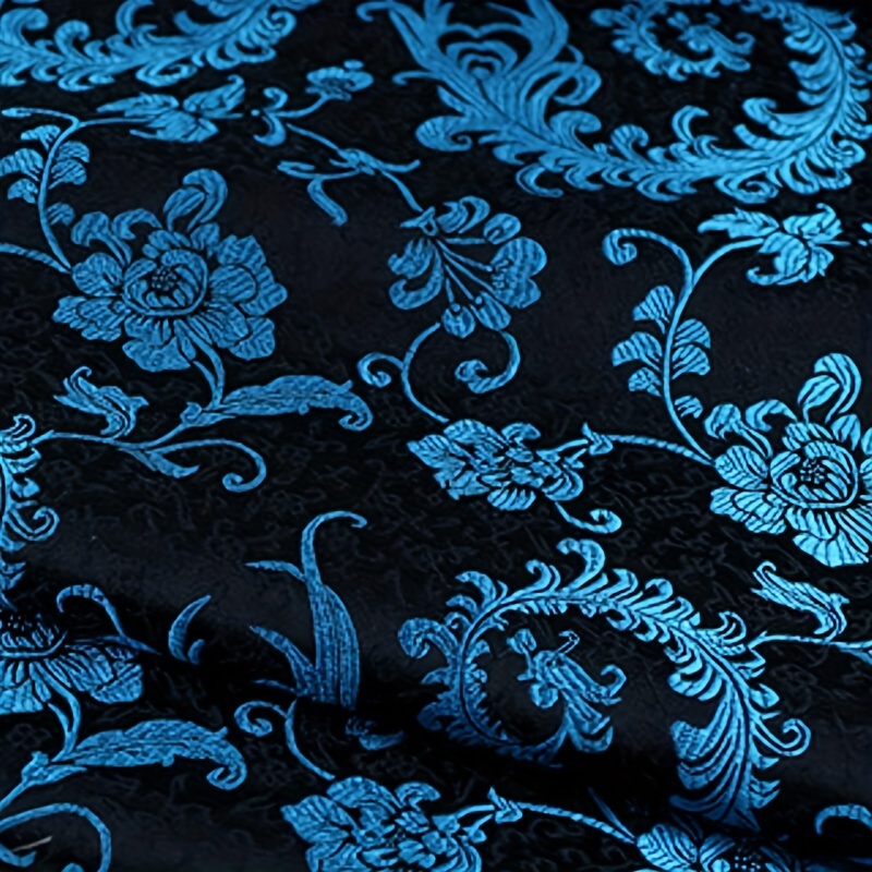 3D Blue Phoenix Tail Brocade F - đánh giá và giá Wedding Decoration Supply