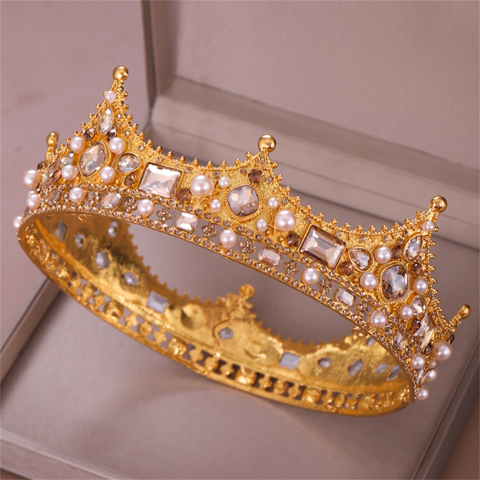 Bridal Crown Rhinestone Tiara  - đánh giá và giá Wedding Decoration Supply